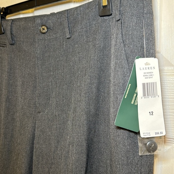 Lauren Ralph Lauren Sanderson Classic Trouser Pant Size 12 NWT - Picture 8 of 11